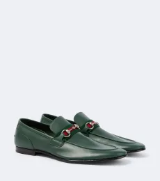 Mocasines Como de piel con Horsebit