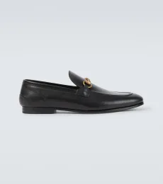 Mocasines Gucci Jordaan de piel con Horsebit Mocasines Gucci Jordaan de piel con Horsebit