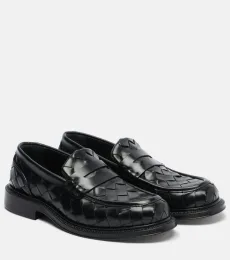 Mocasines James de piel Intrecciato Mocasines James de piel Intrecciato