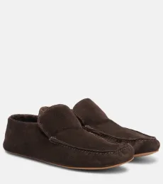 Mocasines Leo de ante con borrego Mocasines Leo de ante con borrego