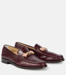 Mocasines Melchora de piel adornados Mocasines Melchora de piel adornados