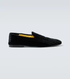 Mocasines Steven de terciopelo a rayas Mocasines Steven de terciopelo a rayas