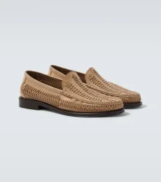 Mocasines trenzados de piel Mocasines trenzados de piel