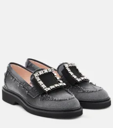 Mocasines Viv' Rangers de denim adornados Mocasines Viv' Rangers de denim adornados