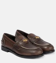 Mocassins en cuir à ornements Mocassins en cuir à ornements