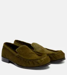 Mocassins en cuir façon poulain