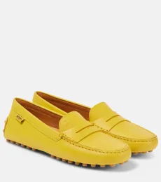 Mocassins Gommino en cuir métallisé Mocassins Gommino en cuir métallisé