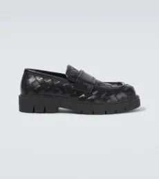 Mocassins Haddock en cuir Intrecciato Mocassins Haddock en cuir Intrecciato