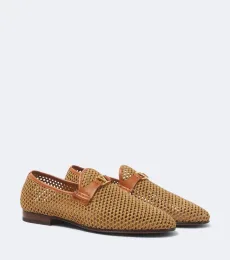 Mocassins Wolfe VLogo en raphia et cuir Mocassins Wolfe VLogo en raphia et cuir