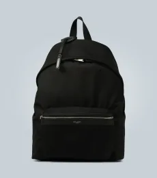 Mochila City de lona, nylon y piel Mochila City de lona, nylon y piel