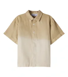Molo Richie ombre linen and cotton shirt Molo Richie ombre linen and cotton shirt