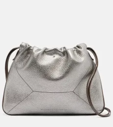 Monili Small metallic leather crossbody bag