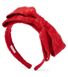 Monnalisa Lurex bow headband Monnalisa Lurex bow headband