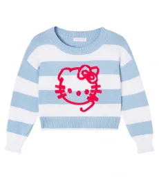 Monnalisa x Hello Kitty striped sweater