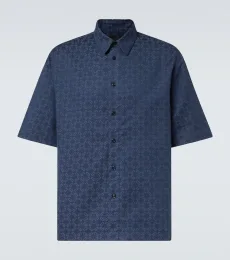 Monogram 72 jacquard denim shirt Monogram 72 jacquard denim shirt