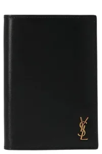 Monogram passport holder - Black