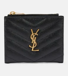 Monogram zipped leather wallet Monogram zipped leather wallet
