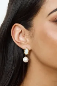 Moonbeam Earrings Gold Moonbeam Earrings Gold