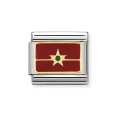 Morocco Flag Charm Morocco Flag Charm