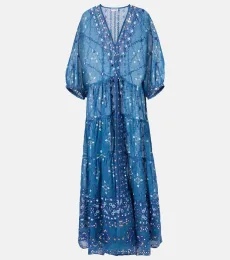 Mosaic printed cotton kaftan Mosaic printed cotton kaftan
