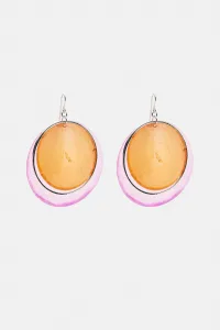 Mother-Of-Pearl-Effect Double Earrings Mother-Of-Pearl-Effect Double Earrings