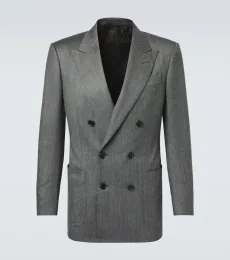 Mouliné wool twill blazer Mouliné wool twill blazer