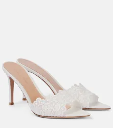 Mules 85 à dentelle