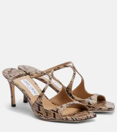 Mules Anise de piel grabada Mules Anise de piel grabada