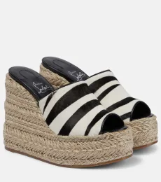 Mules compensées Ariella en cuir Mules compensées Ariella en cuir