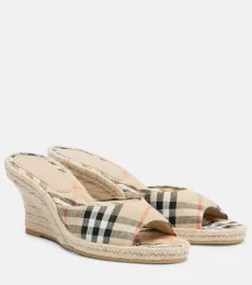 Mules compensées Burberry Check Mules compensées Burberry Check