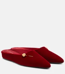 Mules compensées Sleep On It en velours Mules compensées Sleep On It en velours