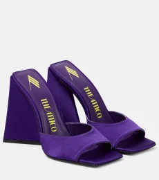 Mules Devon en satin