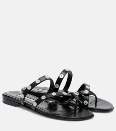 Mules Irafli en cuir à ornements