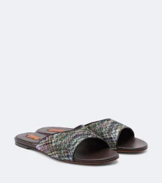 Mules Liza de lamé