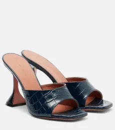 Mules Lupita en cuir embossé Mules Lupita en cuir embossé