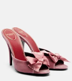 Mules Marie A en velours Mules Marie A en velours