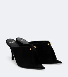 Mules Midnight City en daim à clous Mules Midnight City en daim à clous