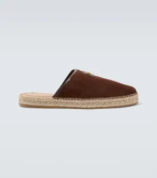 Mules Palm Avenue VLogo en daim