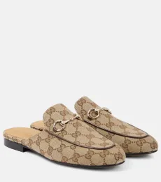 Mules Princetown de lona GG Mules Princetown de lona GG