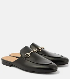 Mules Princetown Horsebit GG en cuir