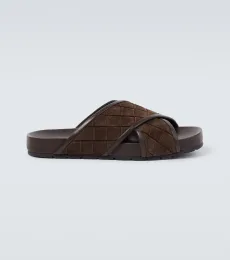 Mules Tarik Intrecciato en daim Mules Tarik Intrecciato en daim