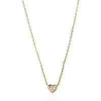 My Love Gold Heart Necklace - Gold