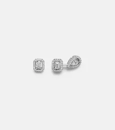 My Twin 12 18kt white gold earrings with diamonds My Twin 12 18kt white gold earrings with diamonds