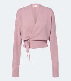N516 Ella cashmere-blend wrap cardigan N516 Ella cashmere-blend wrap cardigan