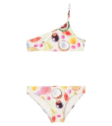 Naja printed one-shoulder bikini