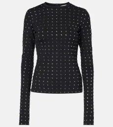 Negus crystal-embellished top Negus crystal-embellished top