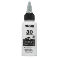 Neon UV 3D Fabric Paint, 30ml White Neon UV 3D Fabric Paint, 30ml White