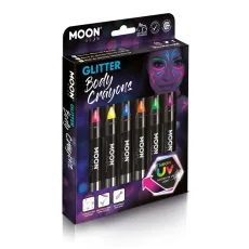 Neon UV Glitter Body Crayons, Neon UV Glitter Body Crayons Boxset Neon UV Glitter Body Crayons, Neon UV Glitter Body Crayons Boxset