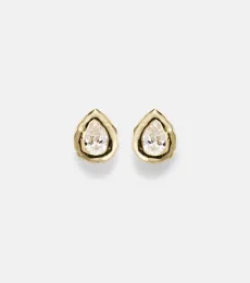 Nesting Gem 18kt gold earrings with diamonds Nesting Gem 18kt gold earrings with diamonds
