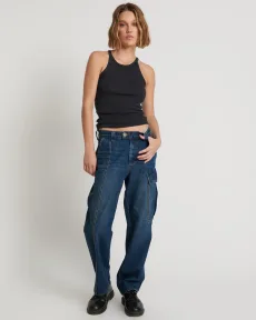 New Fiction Low Waist Wide Leg Cargo Denim Jeans Denim Jeans - New Fictions Royal Blue Size 33 One Teaspoon New Fiction Low Waist Wide Leg Cargo Denim Jeans Denim Jeans - New Fictions Royal Blue Size 33 One Teaspoon
